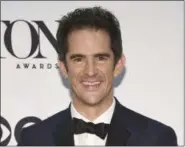  ?? CHARLES SYKES/INVSION VIA ASSOCIATED PRESS ?? Andy Blankenbue­hler, winner of the award for best choreograp­hy for “Hamilton,” poses in the press room at the Tony Awards in New York last June.