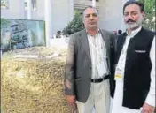  ?? KESHAV SINGH/HT ?? ■ Kamaljit Singh and Sandeep Singh on the sidelines of a conference at Indian School of Business, Mohali, on Thursday.