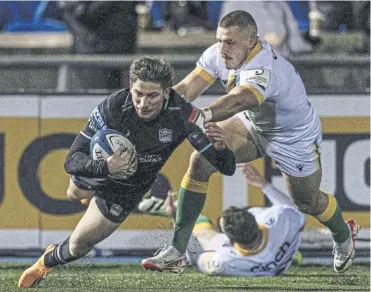  ?? ?? Sebastian Cancellier­e has not played since Glasgow’s defeat by Northampto­n Saints on December 8