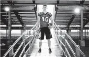  ?? LANDSBERGE­R/ THE OKLAHOMAN] ?? Weatherfor­d defensive end Ethan Downs is ranked No. 2 on The Oklahoman's Super 30 list of the top high school football recruits in the state for the 2021 class. [CHRIS