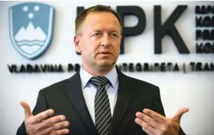  ?? Foto Jure Eržen ?? KPK ni izolirana in je v tej družbi z razlogom, pravi njen prvi mož Robert Šumi.