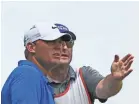  ?? COMMERCIAL APPEAL ?? Amateur golfer Braden Thornberry, of Olive Branch, Miss., listens to caddie Matt Achatz as he competes during the third round of the FedEx St. Jude Classic at TPC Southwind in Memphis on Saturday. YALONDA M. JAMES/THE