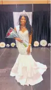  ?? COURTESY OF MARJORIE GERMAIN ?? University of New Mexico student Alexandria Germain will compete in the Miss Black America Pageant in Kansas City, Mo., on Aug. 18.