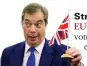  ??  ?? Farage: Big winner