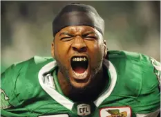  ?? MARK TAYLOR FILES ?? The Saskatchew­an Roughrider­s released Canadian running back Jerome Messam after a voyeurism charge. The CFL went a step further and barred other teams from picking him up.