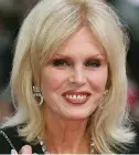  ??  ?? Actress: Joanna Lumley