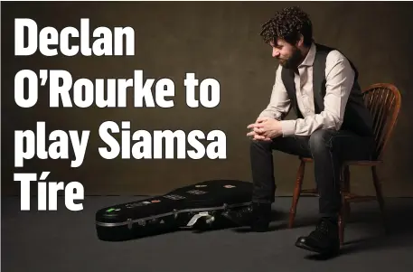  ??  ?? Dublin musician Declan O’Rourke will perform at Siamsa Tíre in Tralee this Saturday December 7.