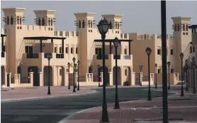  ?? Paulo Vecina / The National ?? Owners of properties in Al Hamra village in Ras al Khaimah say the developer is claiming an upgrade fee of Dh110,000 after a switch in amenities supplier from private to Federal Electricit­y and Water Authority