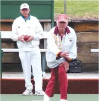  ??  ?? Drouin skip Kevin Potter in action during the division four match against Yarragon.