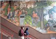  ??  ?? This mural is at a high school in San Francisco. YALONDA M. JAMES/AP