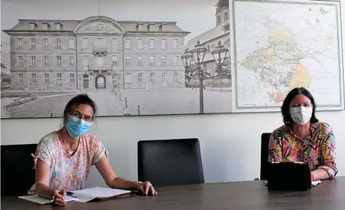  ?? FOTO: FABIAN KLAUS ?? Amtsärztin Judith Rahrig (links) und die Leiterin des Gesundheit­samtes Ilona Helbing managten die Corona-politik im Eichsfeld