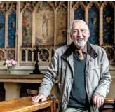  ??  ?? Curator David Wallington in the chapel.