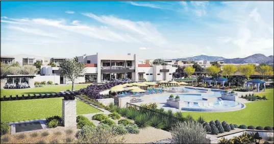  ?? Trilogy in Summerlin ?? Constructi­on on the Outlook Club has begun. The clubhouse for Trilogy in Summerlin is expected to open in the spring.