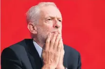  ?? OLI SCARFF/AFP ?? Campanha. Corbyn, líder trabalhist­a: alto risco político