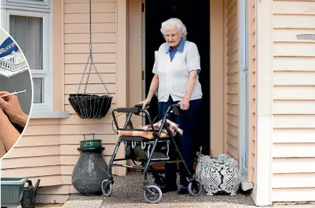  ?? TOM LEE/STUFF ?? Noreen Williamson at her home in Matamata - a home she has lived in for 60 years.