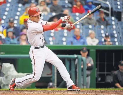  ?? BRAD MILLS, USA TODAY SPORTS ?? Since being called up for good in early July, Trea Turner has played shortstop, second base and outfield while hitting .342 for the Nationals, who quietly won 95 games this season.