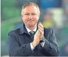  ?? PA. ?? Michael O’neill: Determined to lead team into play-offs.