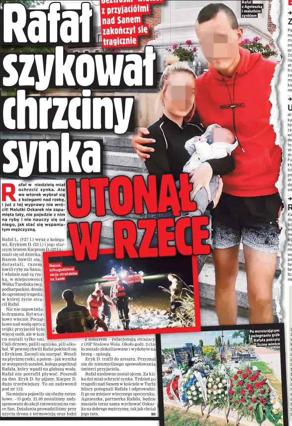  ?? ?? Rafał z Agnieszką i malutkim synkiem