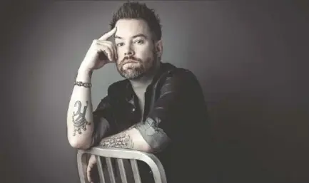  ?? CONTRIBUTE­D PHOTO ?? David Cook’s new single is “Gimme Heartbreak,” with lyrics that are a “melding of every bad relationsh­ip I’ve been in.”