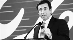  ?? PHOTO: AP/PTI ?? Ford President and CEO Mark Fields announced on Tuesday that he has cancelled plans to build a $1.6-billion factory in Mexico and will invest $700 million in a Michigan plant to build new electric and autonomous vehicles.