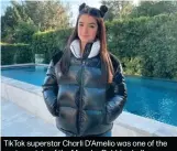  ??  ?? TikTok superstar Charli D’Amelio was one of the protagonis­ts of the Moncler Bubble challenge.