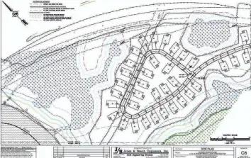  ?? PROVIDED ?? A developer wants to build 59 condos at 13 and 15 Stoney Brook Lane, a 77-acre land that sits on the Exeter-Stratham town line.