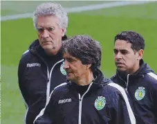  ??  ?? Miguel Quaresma e Raul José deixam Jorge Jesus