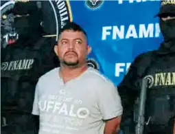  ?? FOTO: EL HERALDO ?? Sergio Isaías Tercero Valle, capturado por la FNAMP, fue encontrado muerto en una celda de máxima seguridad en Támara.