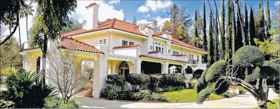  ?? Photograph­s by Mark Liddel ?? THERE ARE EIGHT
bedrooms, 10 bathrooms and 18,190 combined square feet in a main house and guesthouse. The property is priced at $14.995 million.