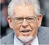  ??  ?? JAIL Shamed Rolf Harris