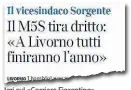  ??  ?? Ieri sul «Corriere Fiorentino» la vicesindac­o di Livorno Stella Sorgente ha criticato la legge Lorenzin