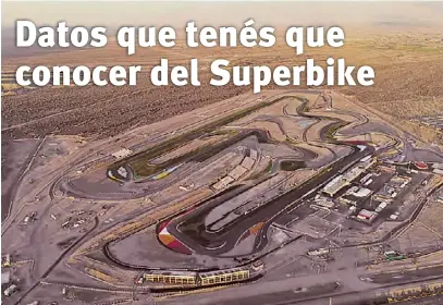  ??  ?? El flamante autódromo quedó en óptimas condicione­s para recibir al campeonato del Superbike.