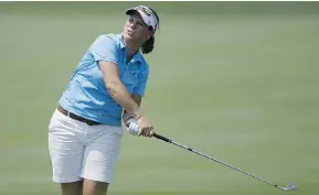  ?? GREGORY SHAMUS/GETTY IMAGES FILES ?? Years after retiring from the LPGA, A.J. Eathorne hopes to play in the CP Women’s Open.