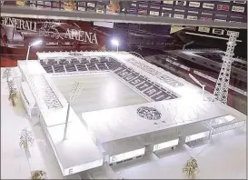  ??  ?? Die „neue“Generali-Arena, so wie sie ab 2018 aussehen wird – bis dahin muss die Austria mit Training und Spielen übersiedel­n . . .