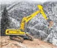  ?? FOTO: LIEBHERR ?? Bagger von Liebherr: Das Unternehme­n hat in Russland zwei Werke bei Dserschins­k in der Region Nischni Nowgorod.