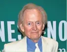  ?? ASSOCIATED PRESS ?? Tom Wolfe, shown at a book signing in 2012, died at a New York City hospital Monday. He was 87.