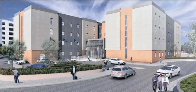  ?? GRAPHIC: SUPPLIED ?? An artist’s impression of Town Lodge Windhoek.