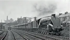  ??  ?? Every Gresley P2 sported A4-style streamlini­ng by the time Edward Thompson set about his wartime mission to rebuild of the class into A2/2 Pacifics. Here we see No. 2005 Thane of Fife leaving Kirkcaldy with an Edinburgh to Dundee train in the 1930s. RAILWAY MAGAZINE ARCHIVE