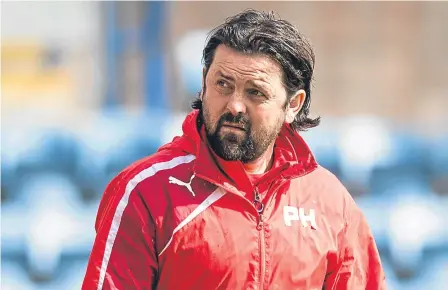  ??  ?? Paul Hartley left the Dundee manager’s role yesterday after the Dens board relieved him of his duties.