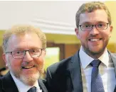  ??  ?? ABUSED David Mundell and his son Oliver