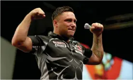  ?? Photograph: Bradley Collyer/PA ?? ‘If it looks like water off a duck’s back, I’m hiding it well,’ says Gerwyn Price about jeers from the crowd.