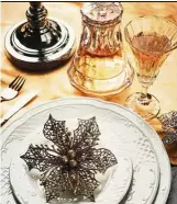  ??  ?? How about serving your Christmas dinner on this tableware from Living Quarters?