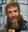  ?? GENE J. PUSKAR, THE ASSOCIATED PRESS ?? Joe Thornton is, yes, the grey beard Canada’s team at the World Cup of Hockey.