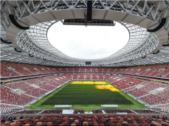  ?? | GETTY IMAGES ?? El inmueble de Luzhnikí será inaugurado en noviembre con un partido de Argentina.