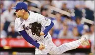  ?? Adam Hunger / Associated Press ?? Adam Ottavino’s $14.5 million, 2-year contract with the Mets includes $8 million in deferred money that will not be fully paid until January 2035.