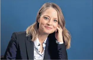 ?? AP PHOTO ?? In this May 20, 2018 photo, actress Jodie Foster poses at the Four Seasons Hotel in Los Angeles to promote her new film “Hotel Artemis.” Foster stars as the head of a hospital for criminals in the near-future set thriller opening nationwide on Friday,...