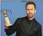  ?? GETTY IMAGES ?? Actor Sam Rockwell won Best Performanc­e by an Actor in a Supporting Role in any Motion Picture.