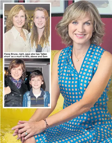 FIONA BRUCE My regrets as a working mum - PressReader