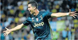 ?? AFP ?? Ronaldo has scored three goals in his last two league games for Juventus. —