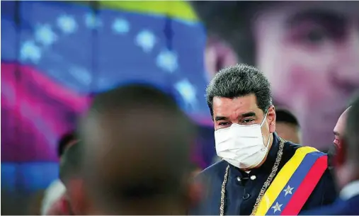  ?? AP ?? Nicolás Maduro, en el Tribunal Supremo de Caracas